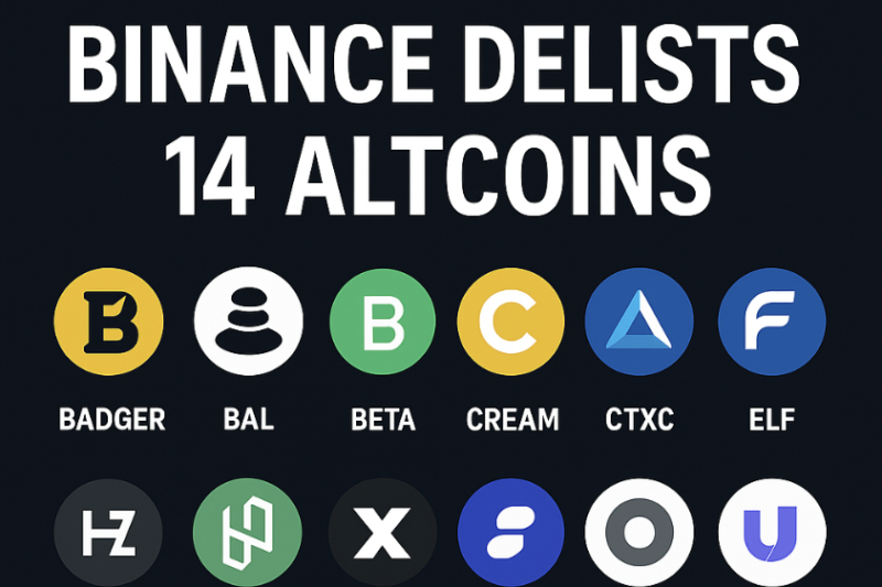 Binance Delists 14 Altcoins; Spot Pairs Scheduled To End On April 16, 2025
